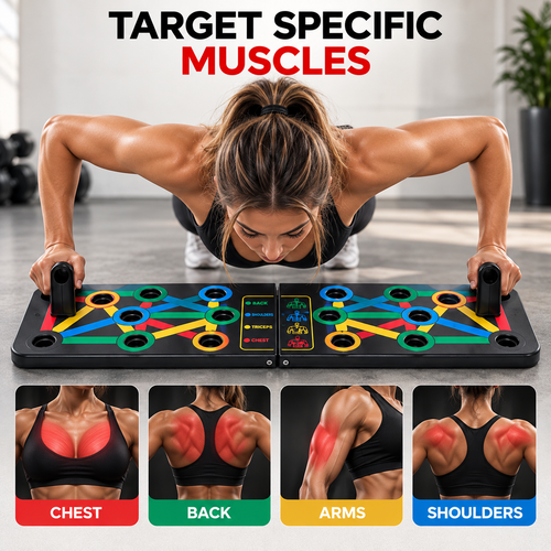 Foldable Push-Up Board