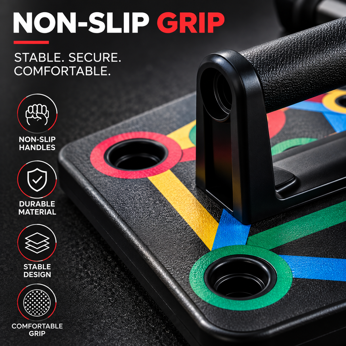 Foldable Push-Up Board