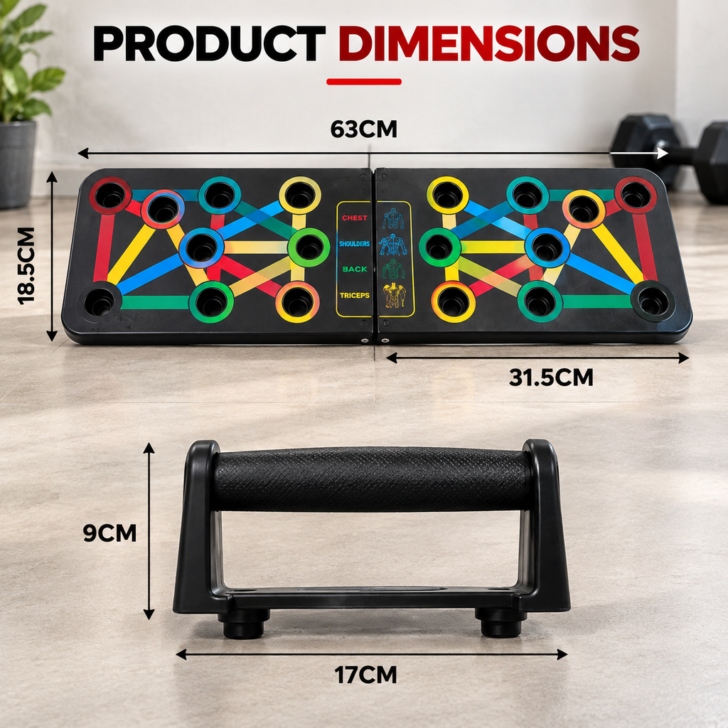 Foldable Push-Up Board