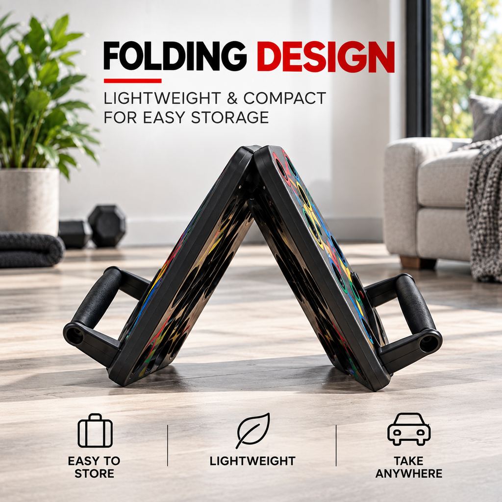 Foldable Push-Up Board