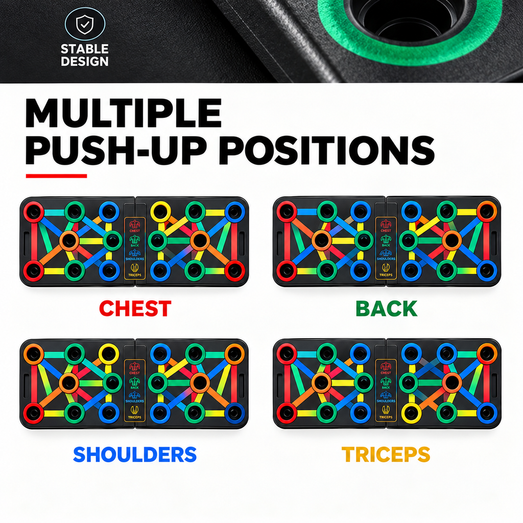 Foldable Push-Up Board