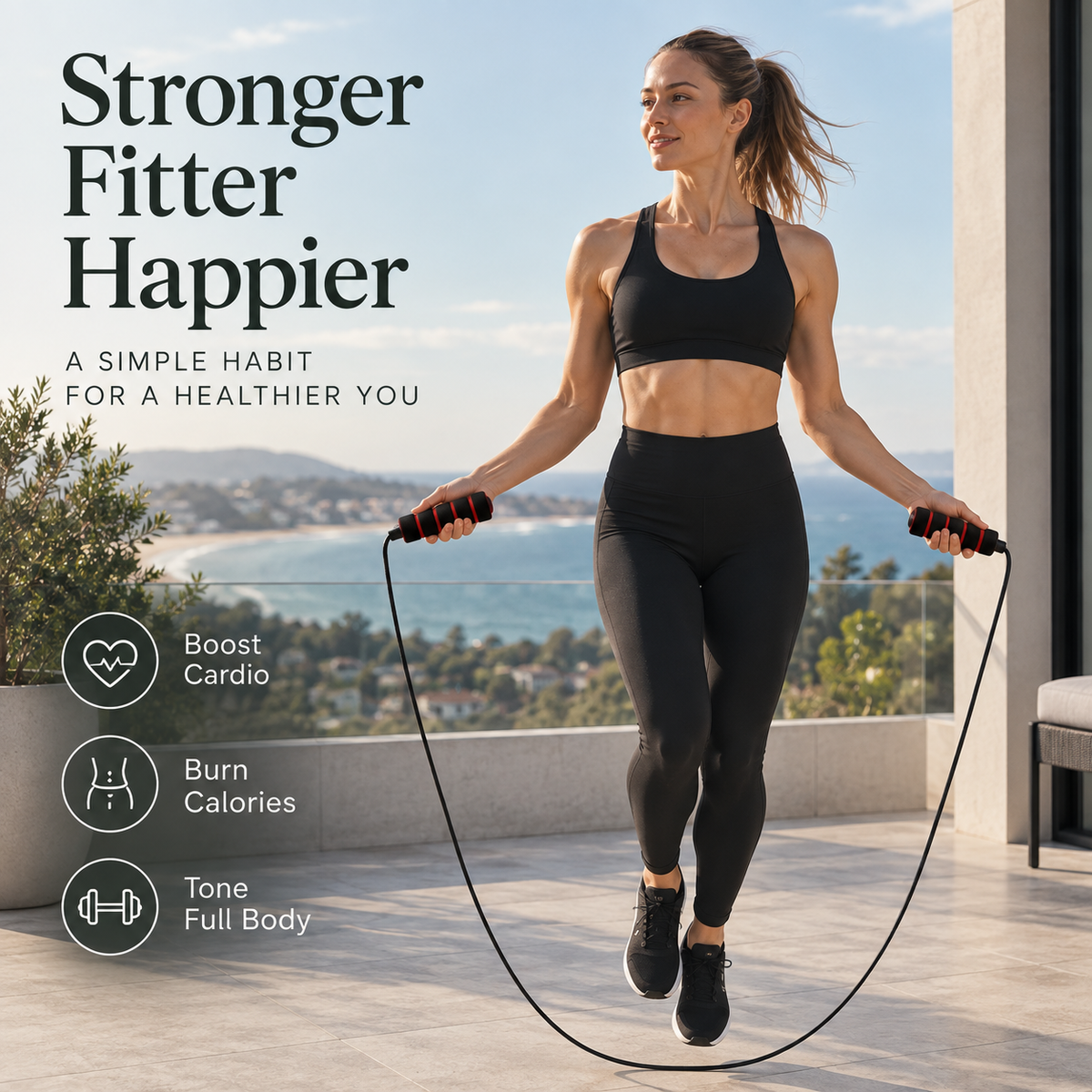 The Weighted Skipping Rope